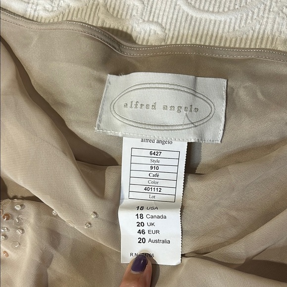 Alfred Angelo High/low sequin skirt and 2 top set. 16/18. NWT - Picture 8 of 15